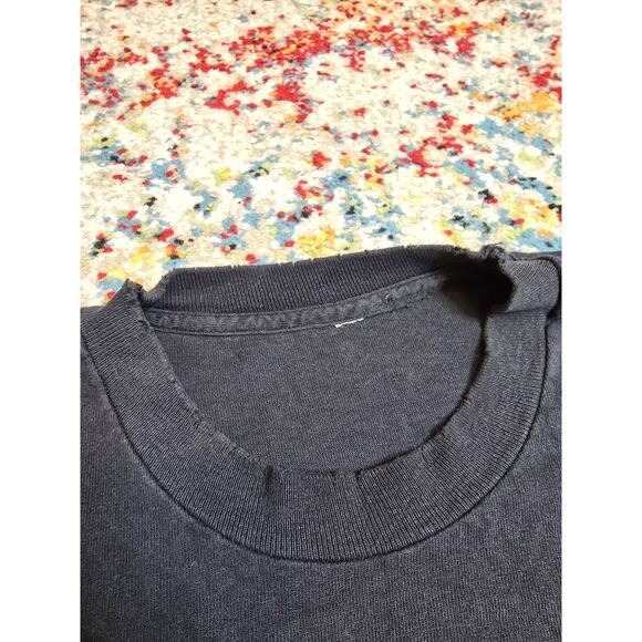 Vintage 90's US Marines Destroyed Overnight Graphic T-Shirt Size S/M Military - Picture 4 of 9